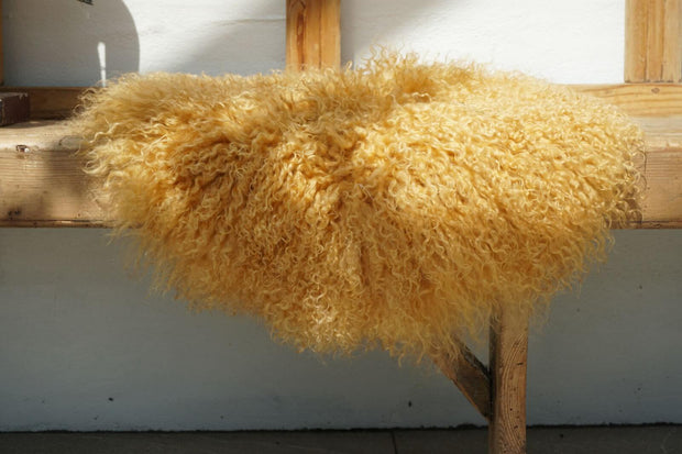 tibetanskt gult fårskinn - faarskinn.se