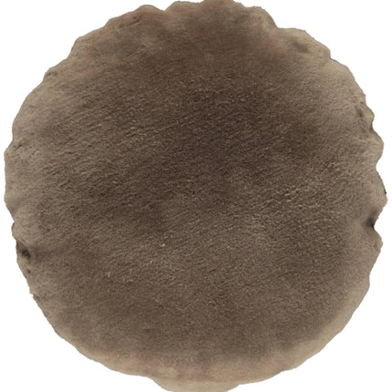 Kudde mockasin av fårskinnsull | D62 cm