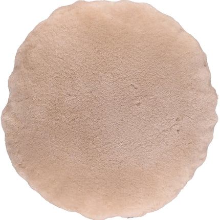 Kudde mockasin av fårskinnsull | D62 cm