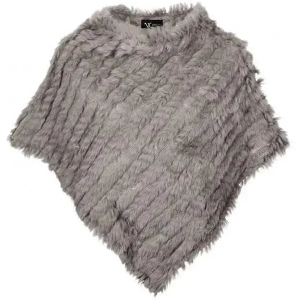 Molly Deluxe Poncho | Ull, kaninpäls Naturescollection.se