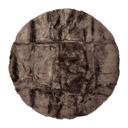 Fårskinnsmatta | Lång lugg | D180 | D250 cm Valnöt