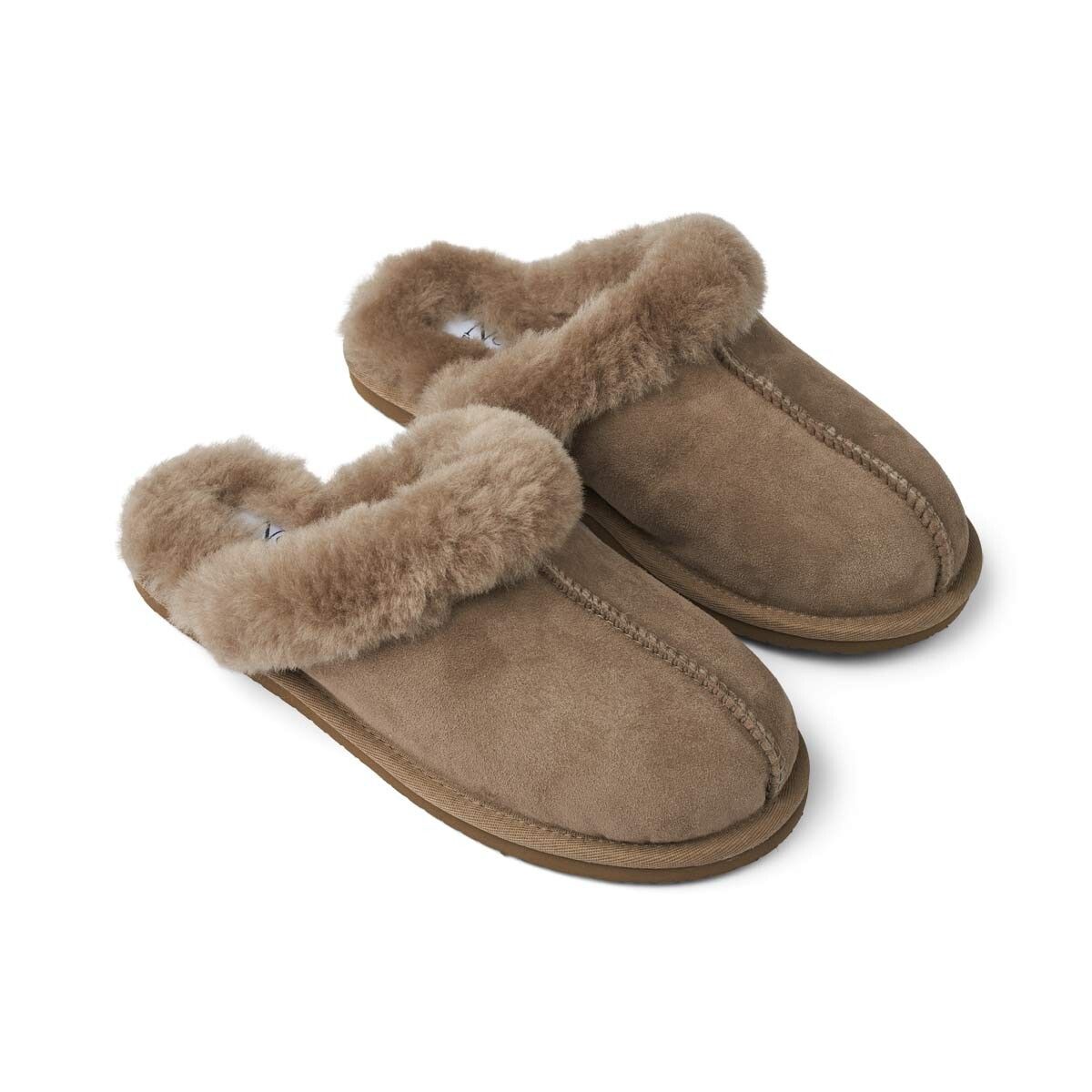 Tofflor | Fårskinn | Utan hälkappa