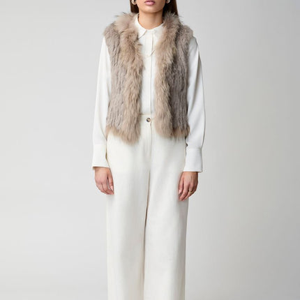 Anna väst Mörk Grå