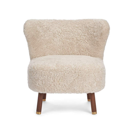 Emil Lounge Chair | Kort lugg Beige