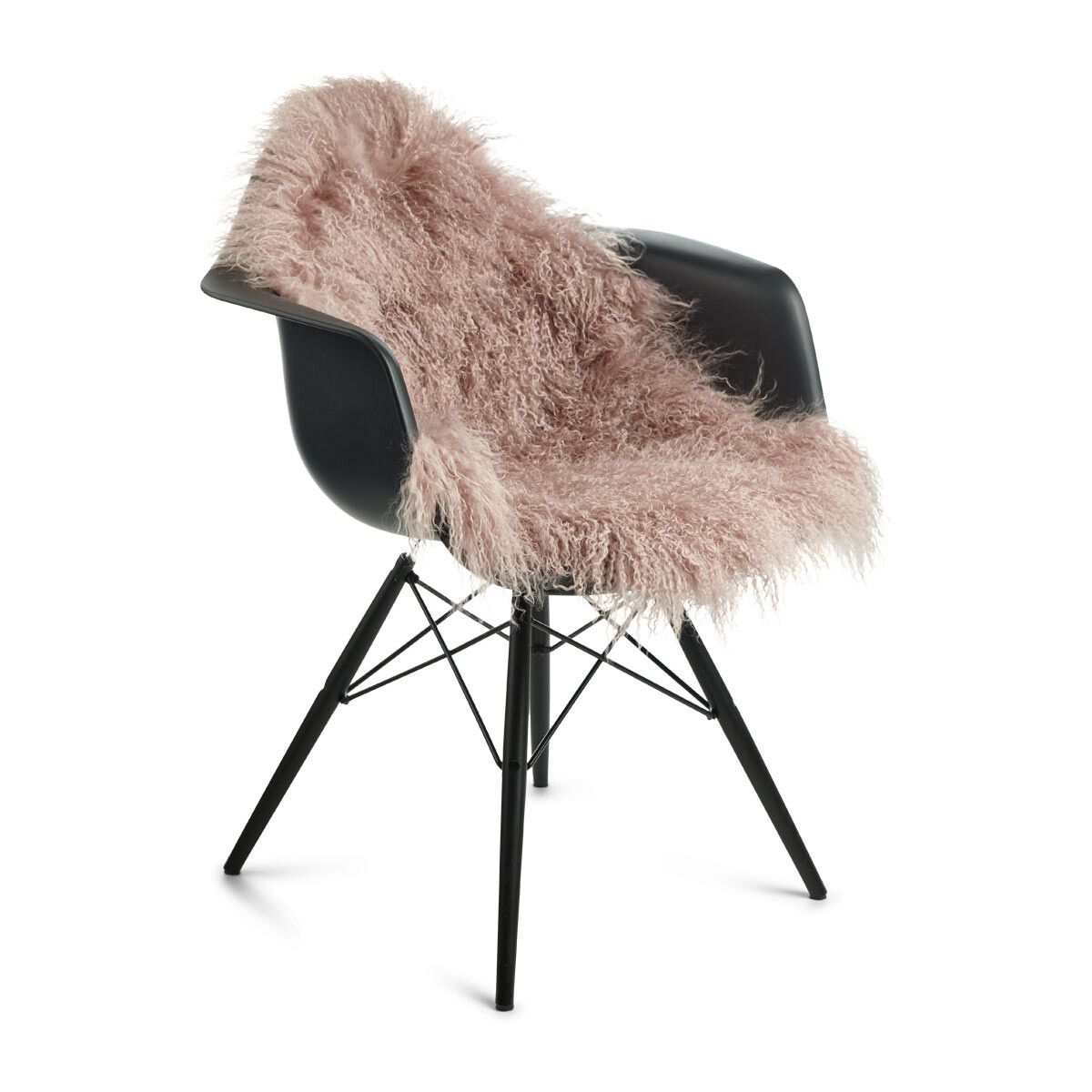 Fårskinn Premium | Lång lugg | 85x50 cm Rosa