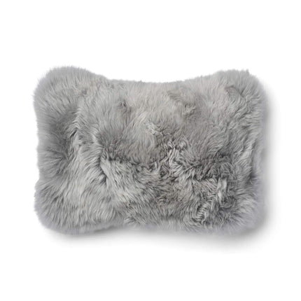 Checked Collection | Ullkudde | Lång lugg | 52x52 cm | 34x52 cm Rutig – Grå/Ljusgrå