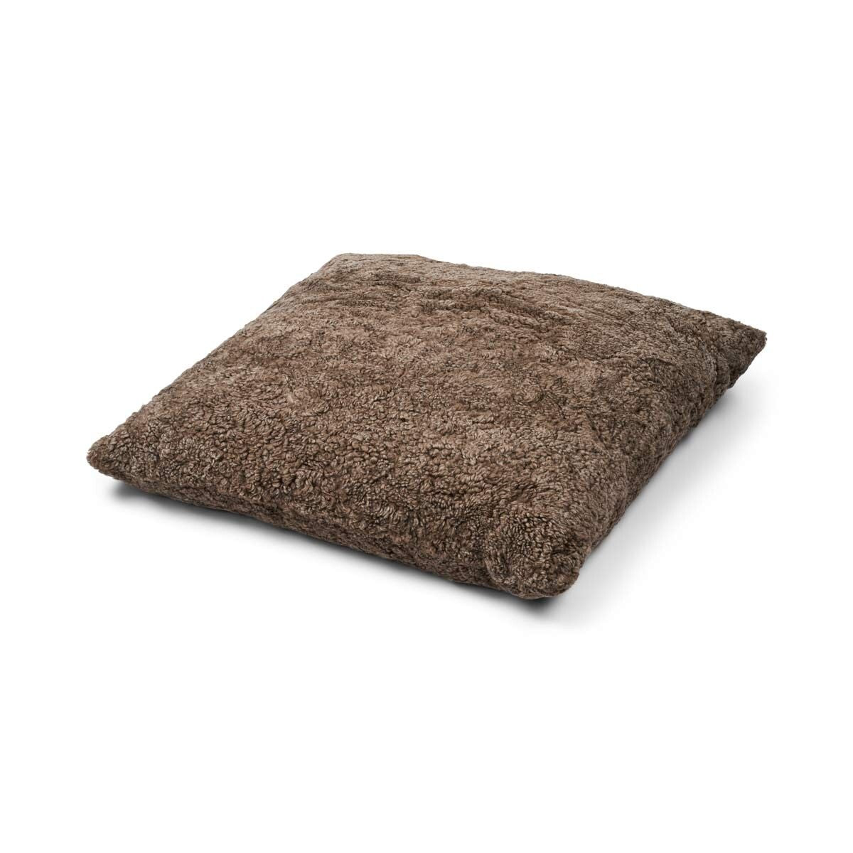 Maxi Float kudde | Kort lugg | Nya Zeeland | Dubbelsidig | 90x90 cm Ljusbrun