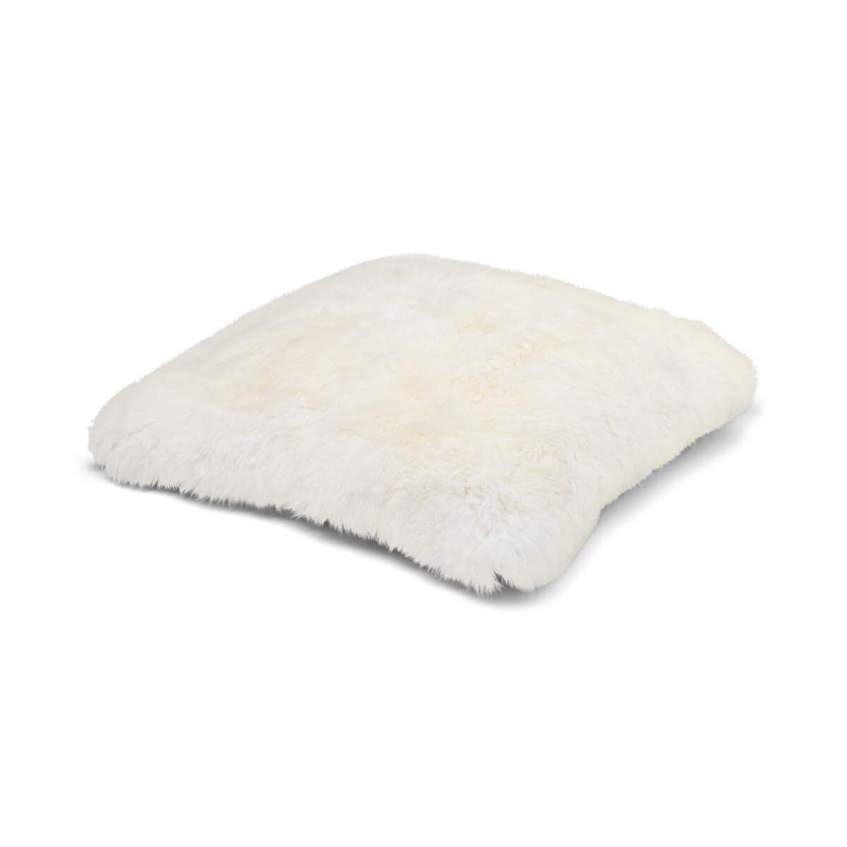 Maxi Float | Lång lugg | Nya Zeeland | 90x90 cm Vit