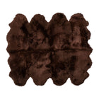 Fårskinn Premium | Lång lugg | 180x214 cm Choklad