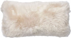 Fårskinnskudde | Lång lugg | Nya Zeeland | Dubbelsidig | 25x50 cm Beige