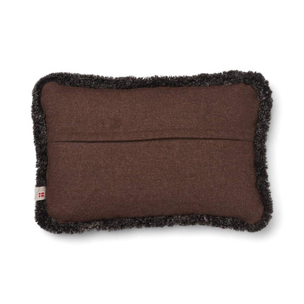 Classic Collection | Ullkudde | Kort lugg | Dubbelsidig | 52x52 cm | 34x52 cm Brun / Mörkbrun