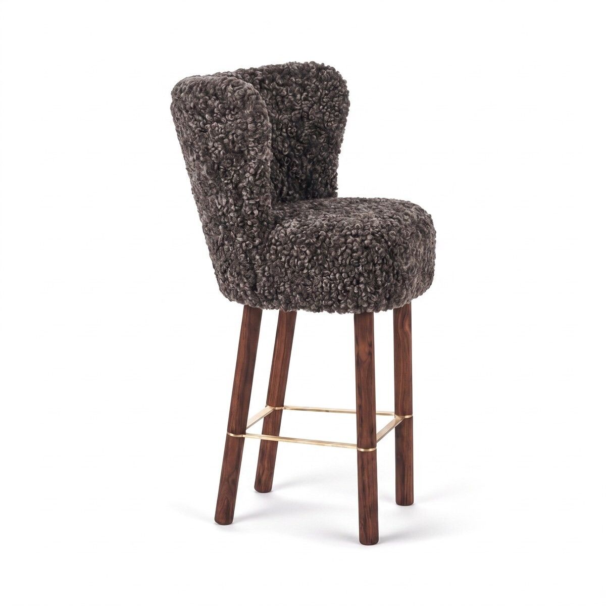 Emilia Barstol | Kort lugg | 57x47x106 cm Cappuccino