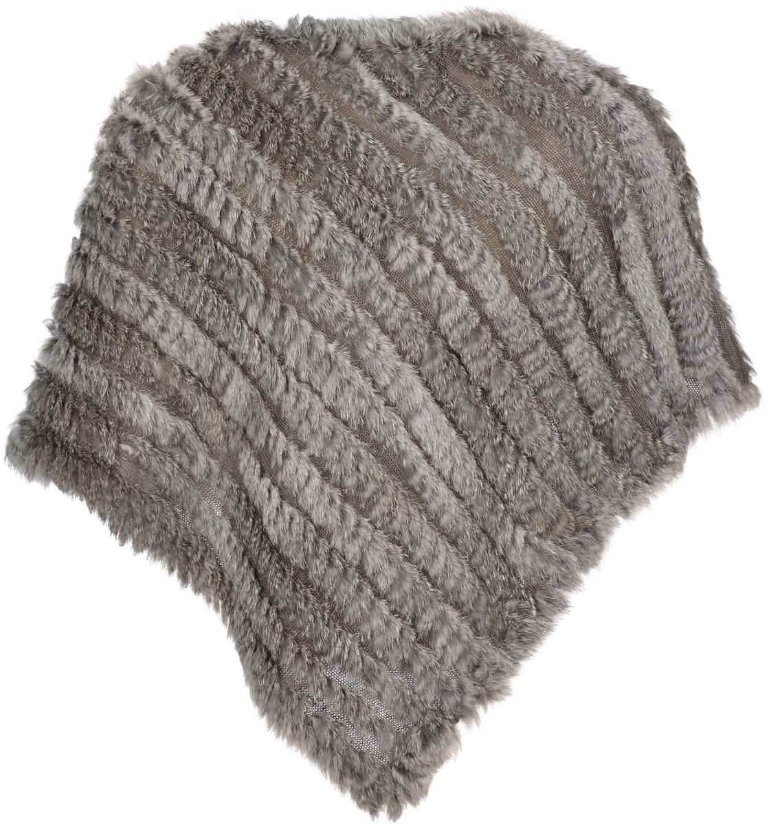 Molly poncho Naturleg Grå