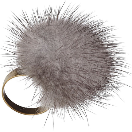 Pom Pom Ring Blå irländare