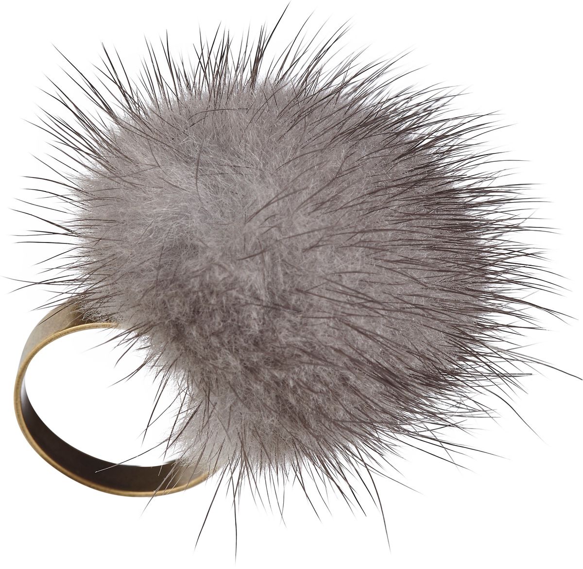 Pom Pom Ring Blå irländare