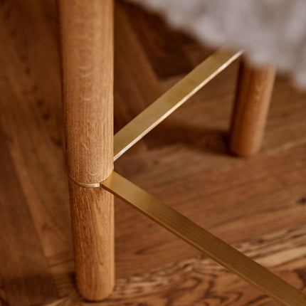 Emilia Barstol | Kort lugg | 57x47x106 cm Koksgrå