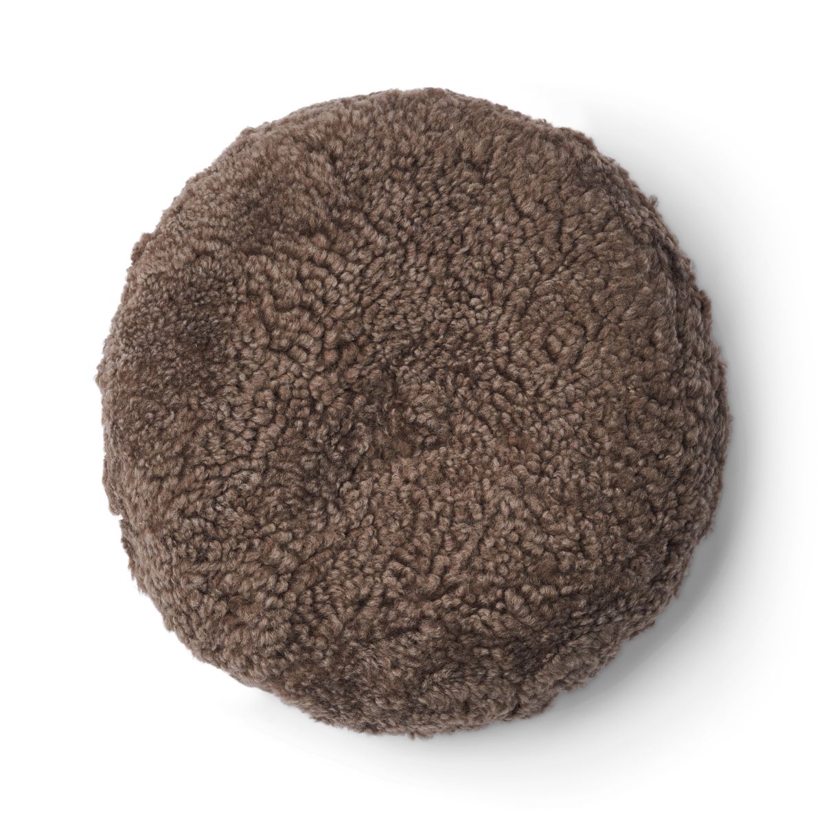 Fårskinnskudde | Kort lugg | Nya Zeeland | Dubbelsidig | Ø40 cm