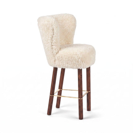 Emilia Barstol | Kort lugg | 57x47x106 cm Vit