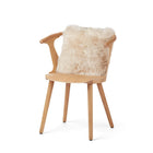 Fårskinnskudde | Lång lugg | Nya Zeeland | 40x40 cm Beige