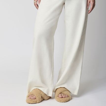 Fårskinnstofflor | Cross | Dam Honung