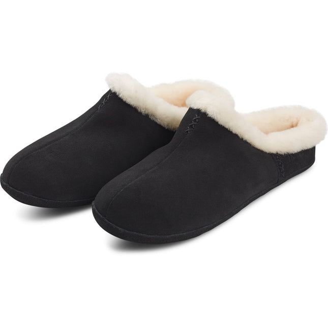 Klassiska Fårskinnstofflor | Hälkappa | Dam