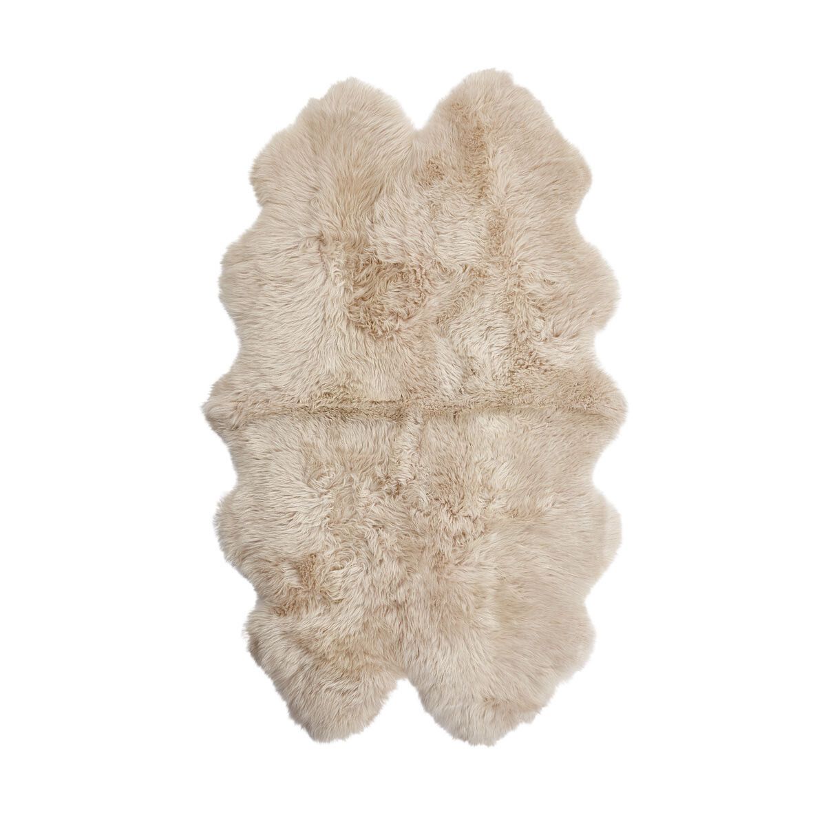 Fårskinn Premium | Lång lugg | 180x110 cm Beige