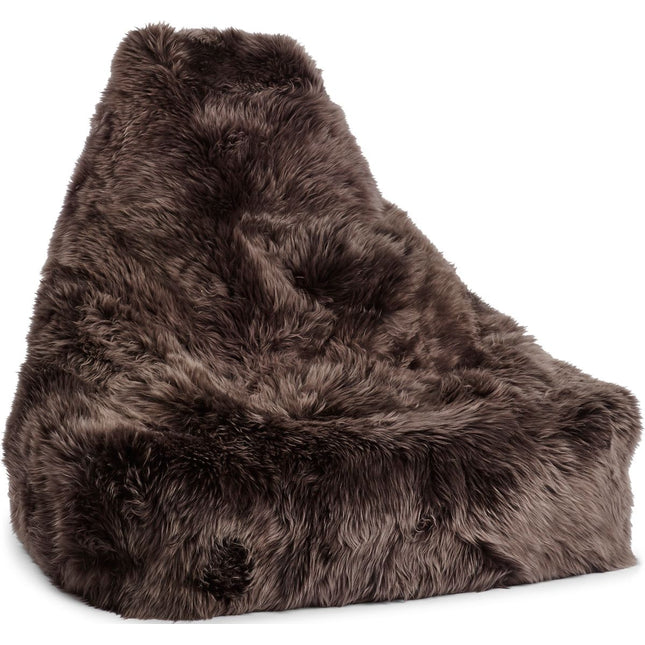 Saccosäck | Fårskinn | Lång lugg | 100x100x80 cm