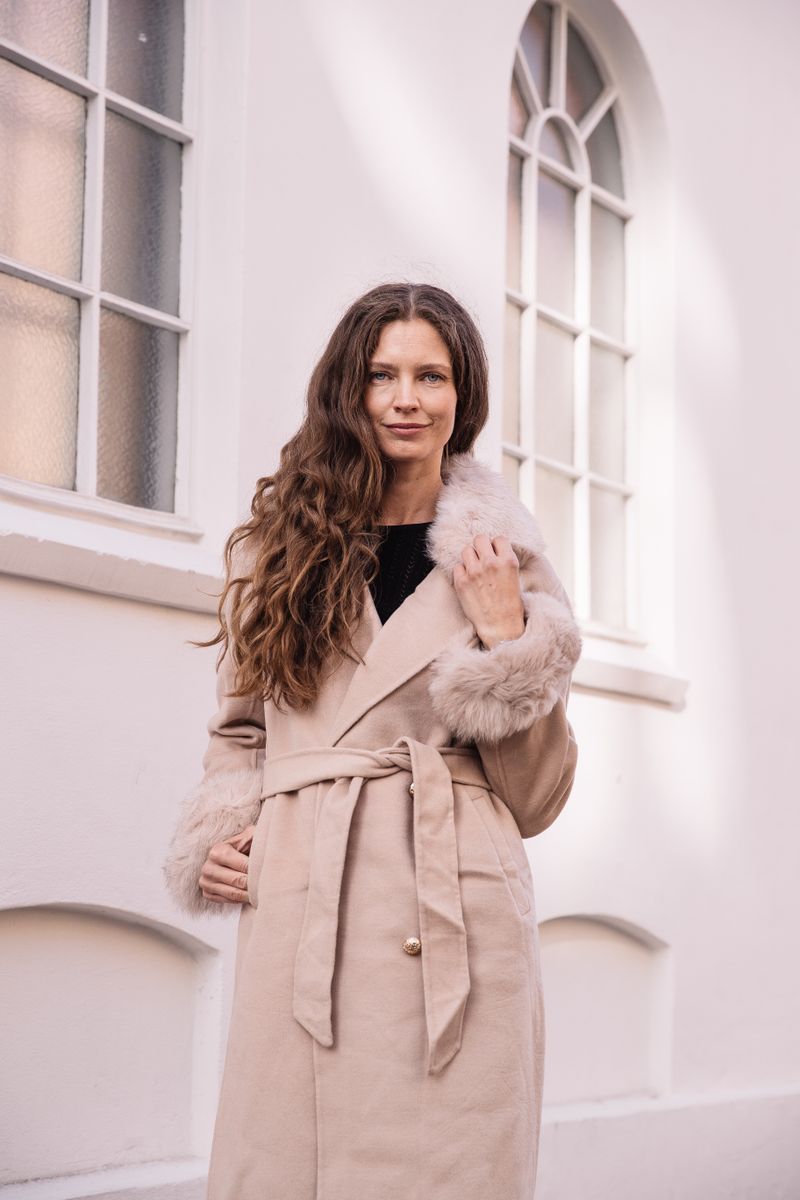Othilia Kappa | Räv | Ull Beige