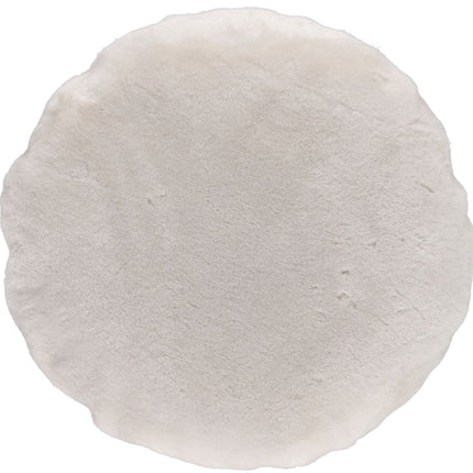 Fårskinnskudde | Velour | Kort lugg | D45/62 cm Beige