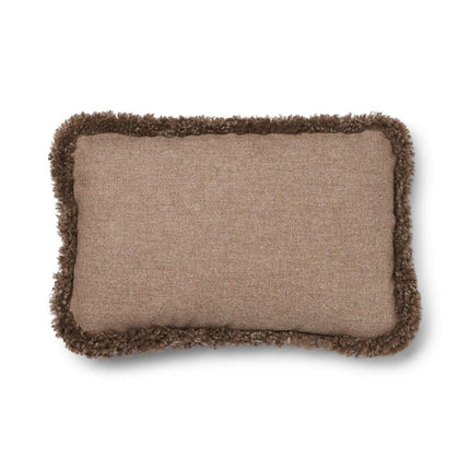 Classic Collection | Ullkudde | Kort lugg | Dubbelsidig | 52x52 cm | 34x52 cm Beige / Ljusbrun