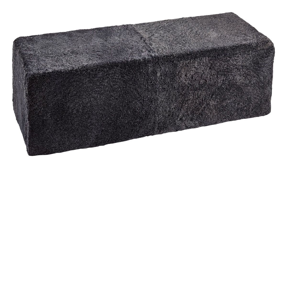 Sittbänk | Fårskinn | Kort lugg | 126x46x40 cm