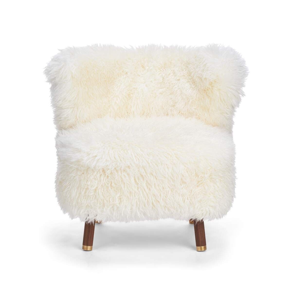 Emil Lounge Chair | Lång lugg Vit