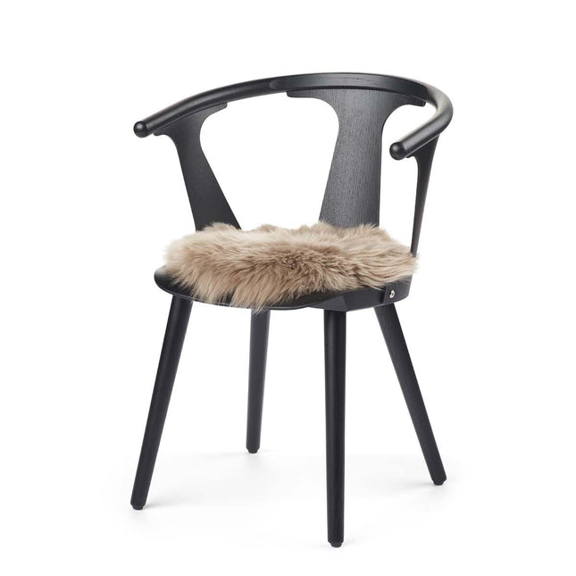 Stolsdyna | Fårskinn | Lång lugg | D38 cm