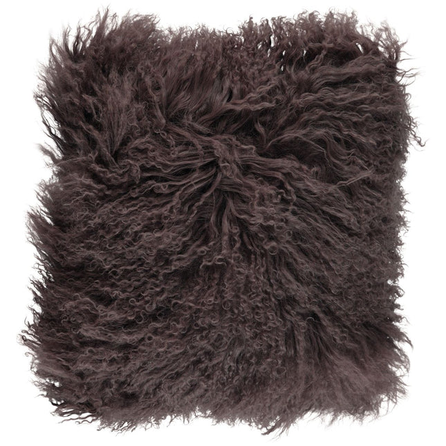 Fårskinnskudde | Lockig | Dubbelsidig | Tibet | 40x40 cm