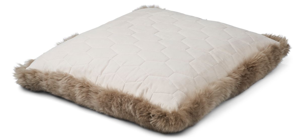Maxi Float | Lång lugg | Nya Zeeland | 90x90 cm Ljusbrun