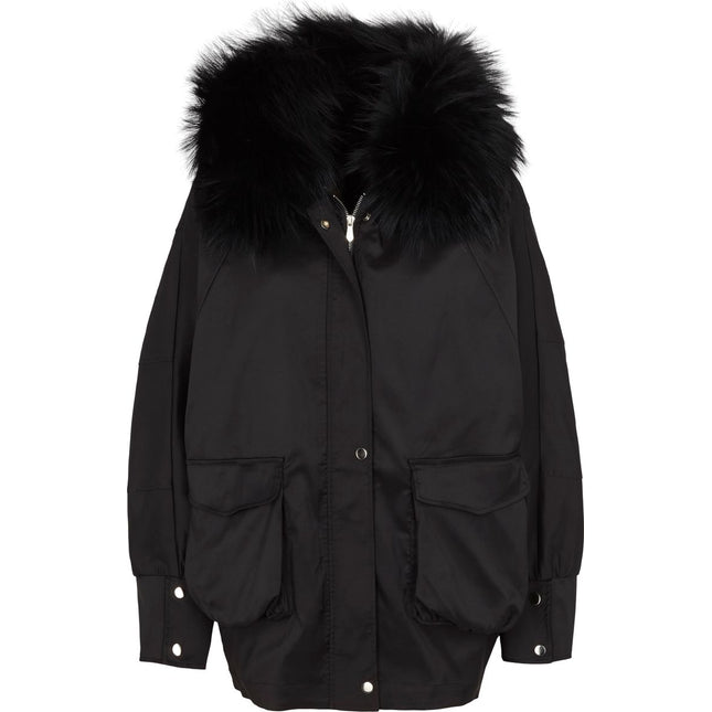 Augusta Parkas | Tvättbjörns- och kaninpäls