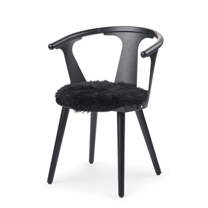 Stolsdyna | Lång lugg | Nya Zeeland | D34 cm Svart