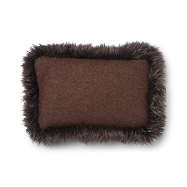 Classic Collection | Ullkudde | Lång lugg | Dubbelsidig | 52x52 cm | 34x52 cm