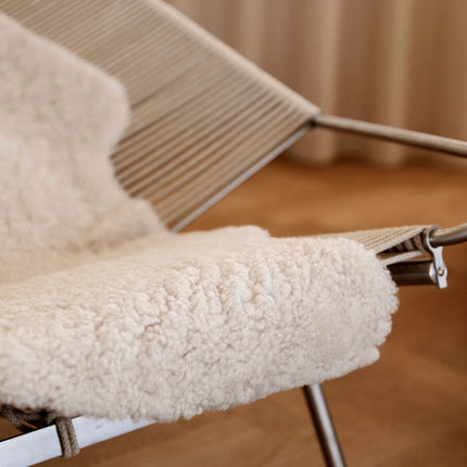 Fårskinn Premium | Kort lugg | 115x60 cm Koksgrå