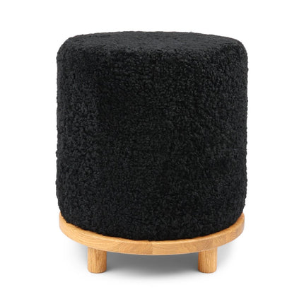 Simon puff | Kort lugg Svart