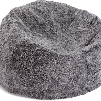 Saccosäck | Fårskinn | Kort lugg | 73x74 cm | 92x93 cm Ljusgrå 