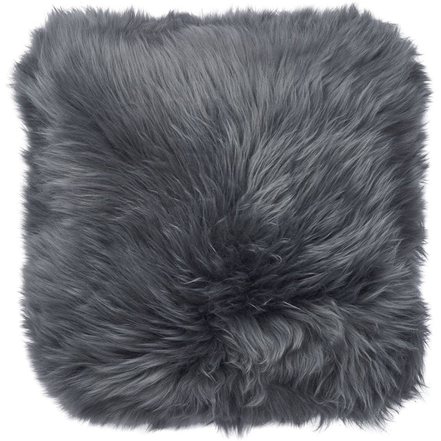 Fårskinnskudde | Lång lugg | Nya Zeeland | Dubbelsidig | 45x45 cm