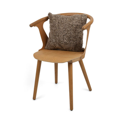 Fårskinnskudde | Kort lugg | Nya Zeeland | 40x40 cm Sahara