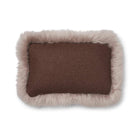 Classic Collection | Ullkudde | Lång lugg | Dubbelsidig | 52x52 cm | 34x52 cm Brun / Dove