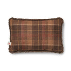 Checked Collection | Ullkudde | Kort lugg | 52x52 cm | 34x52 cm Kakao – Mörkbrun / Ljusbrun