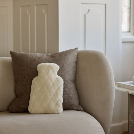 Värmekudde | Mockasin Fårskinn | 22x32 cm Kastanj