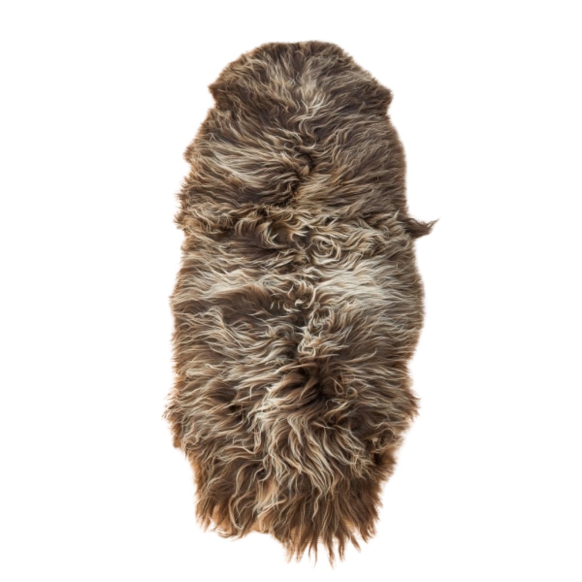 Fårskinn | Dubbelt | Lång lugg | Ekologiskt | 180 cm