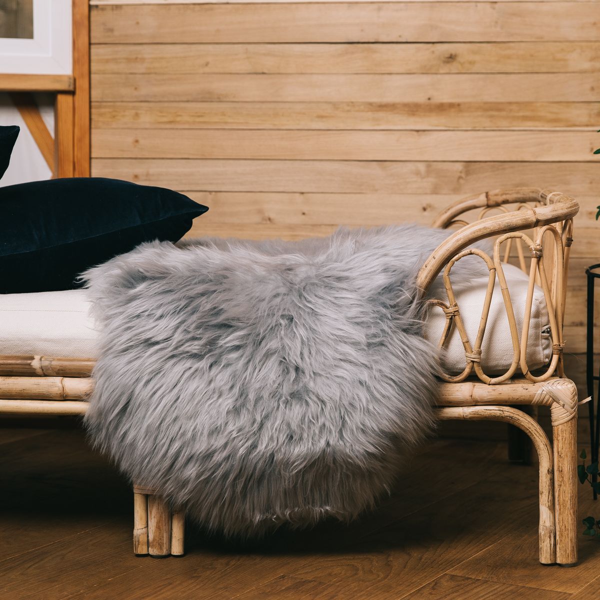 Fellvang Merino Fårskinn | Långhårig | 90x60cm Beige