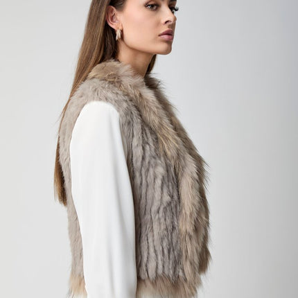 Anna väst Mörk Grå