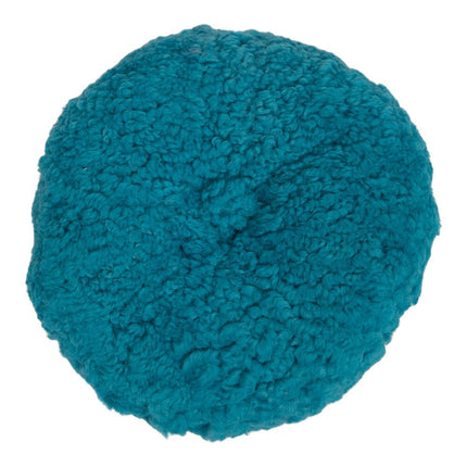 Fårskinnskudde | Kort lugg | Nya Zeeland | Dubbelsidig | Ø40 cm Korall / Ljusblå